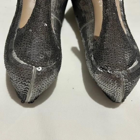 Valentino garavani sequin peep to pumps - Picture 10 of 16